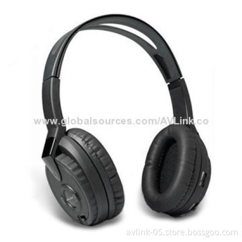 Wireless IR Headphones with Stereo Audio, 10m Effective Range and Automatic Power-off Function